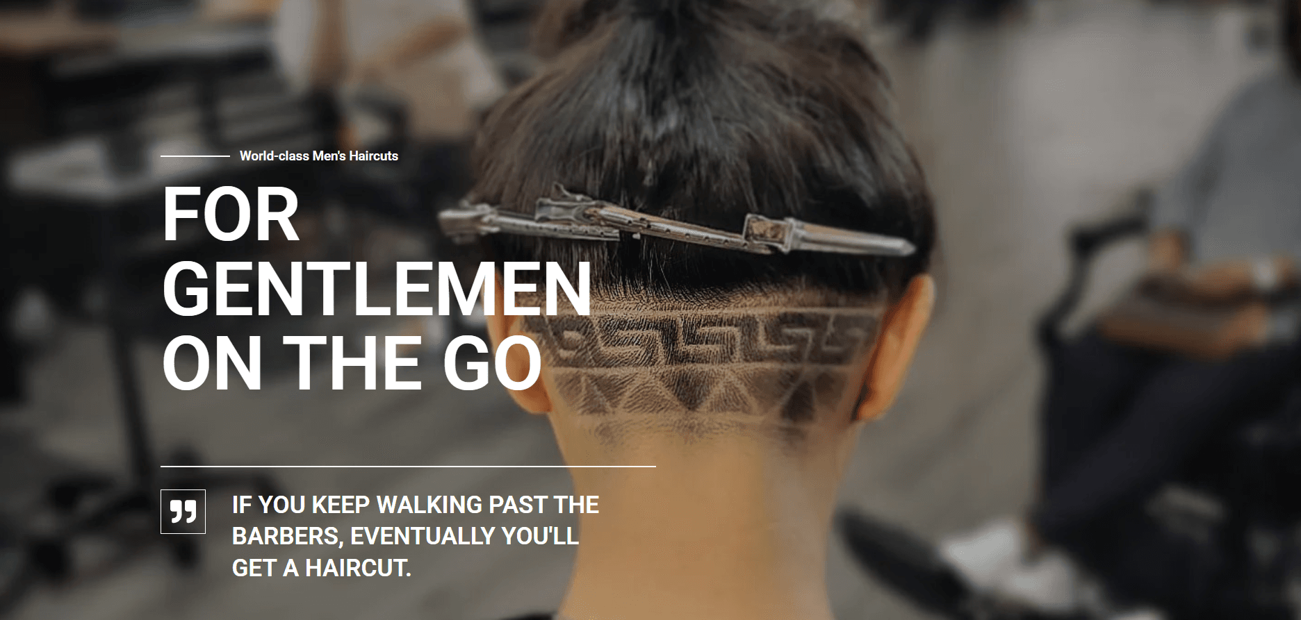 Luxury Barbering & Booking Platform mobile screenshot